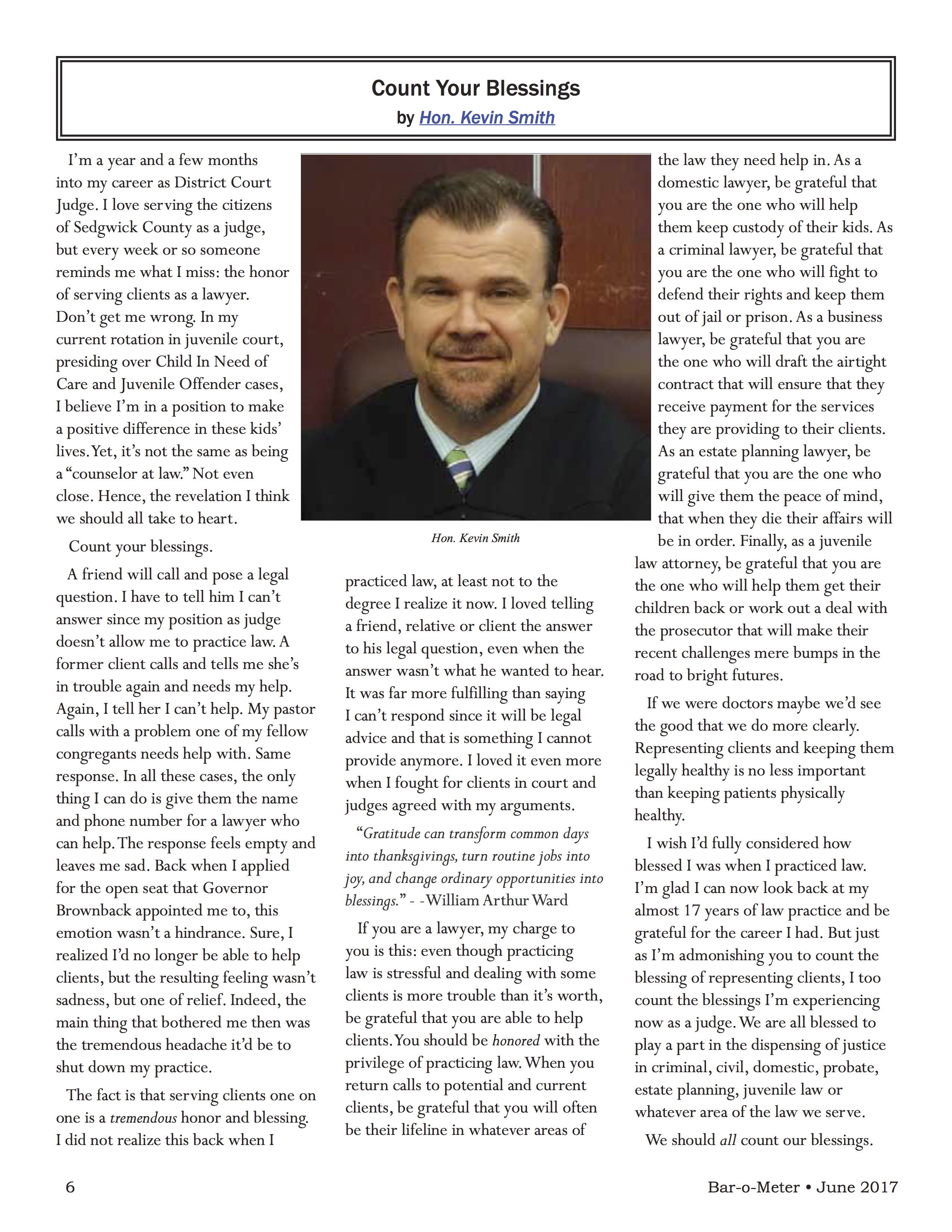 Count Your Blessings